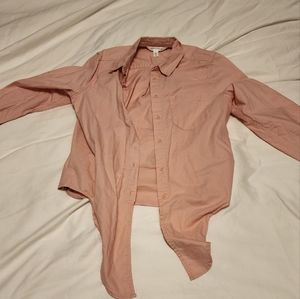 Button down, pink blouse size medium